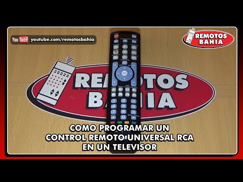 Configurar Control Universal rca rcr3273