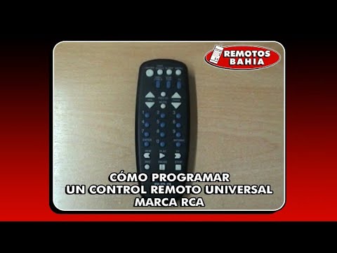 Configurar Control Universal rca rcu404