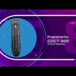 Configurar control remoto GDCT-800: Guía rápida y sencilla